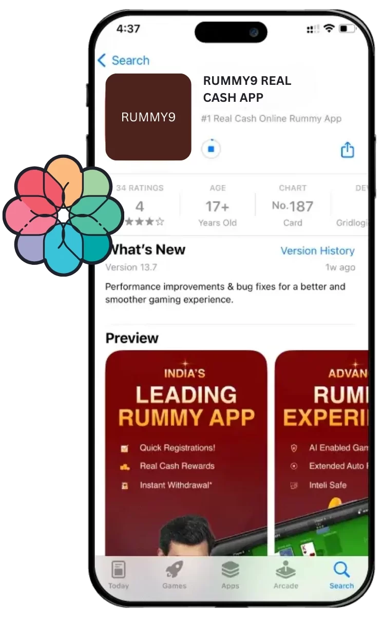 rummy9 iOS application